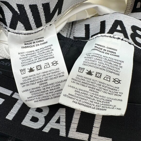 Nike Softball Sliding Shorts Women Lot 2 Small Black White AV6633 Compression - Picture 2 of 11